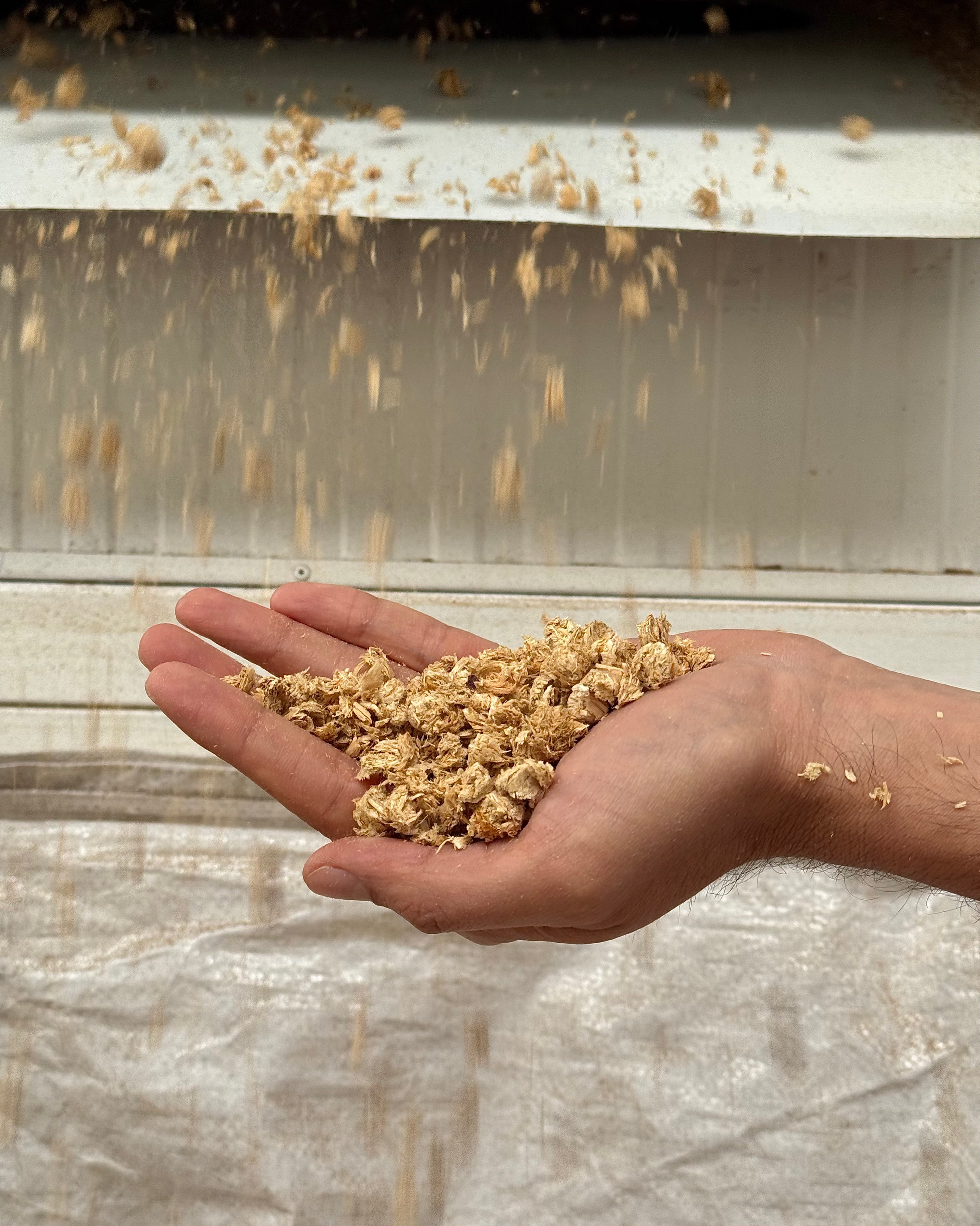 Hojuelas desfibradas de Madera
