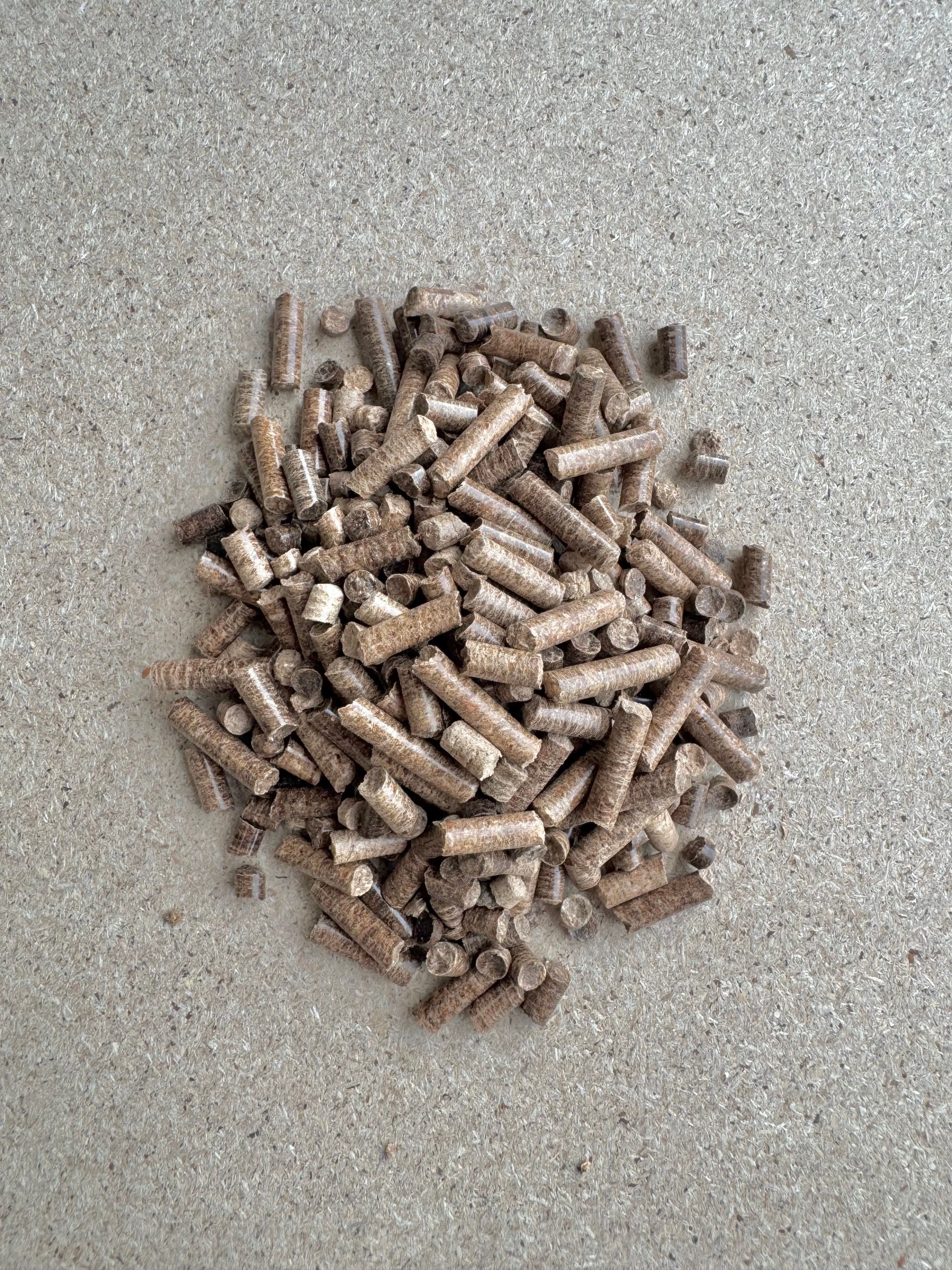 Pélets para cultivo de setas