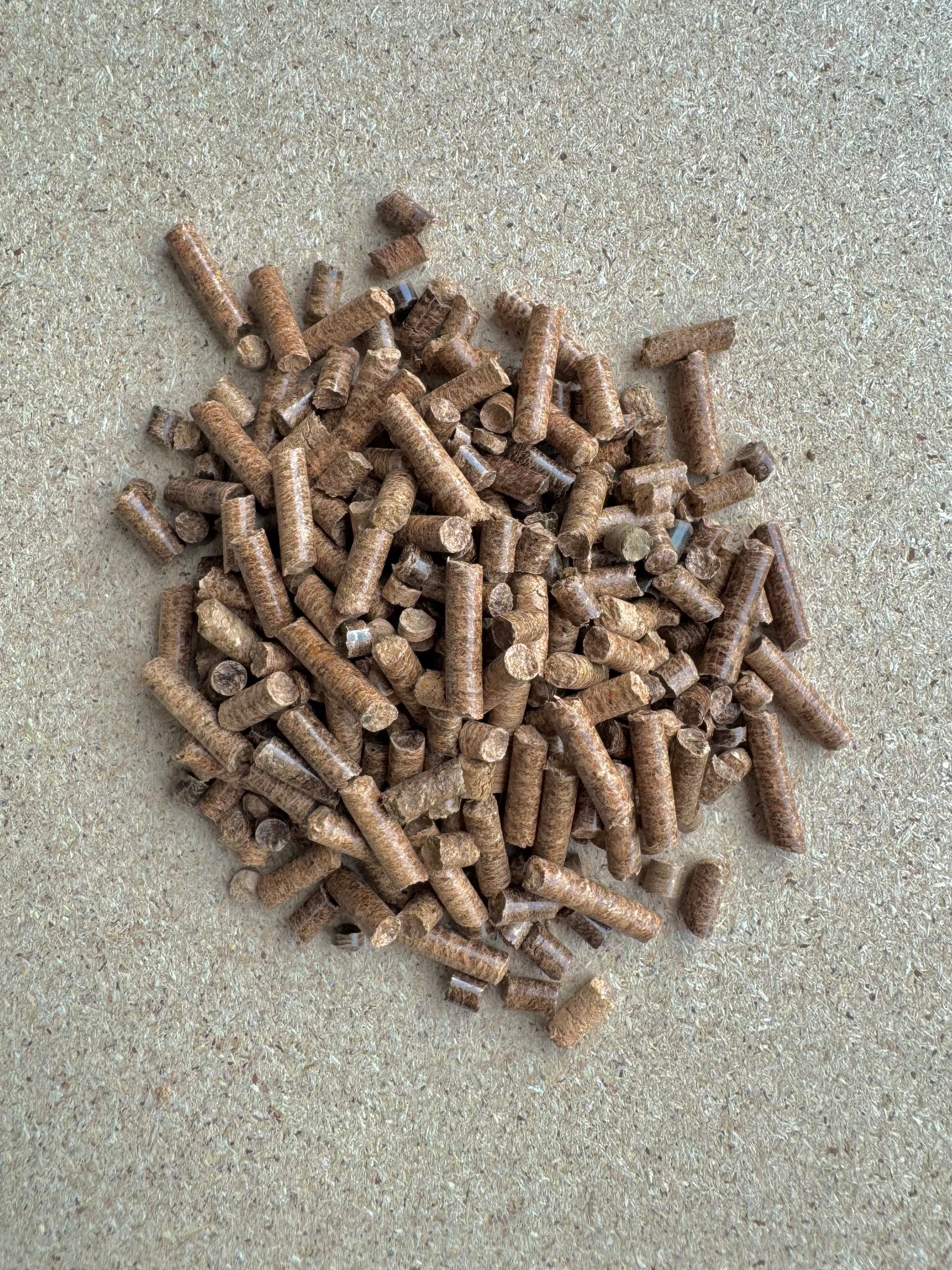 Pélets para cultivo de setas