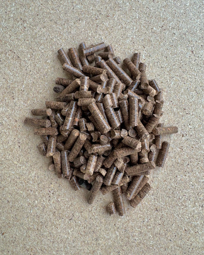 Pélets para cultivo de setas