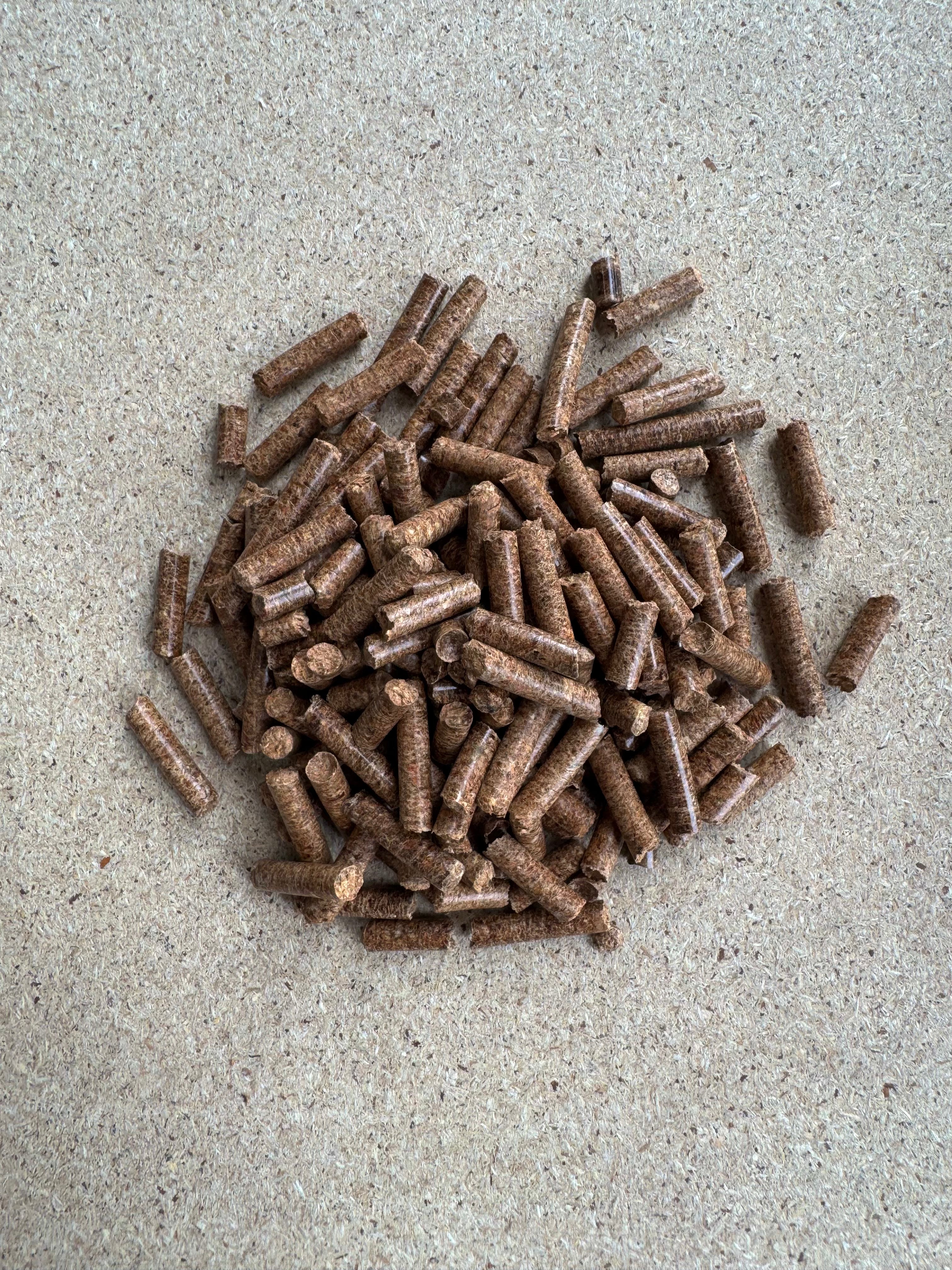 Pélets para cultivo de setas