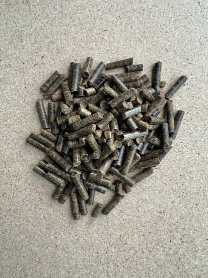 Pélets para cultivo de setas