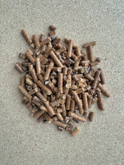 Pélets para cultivo de setas